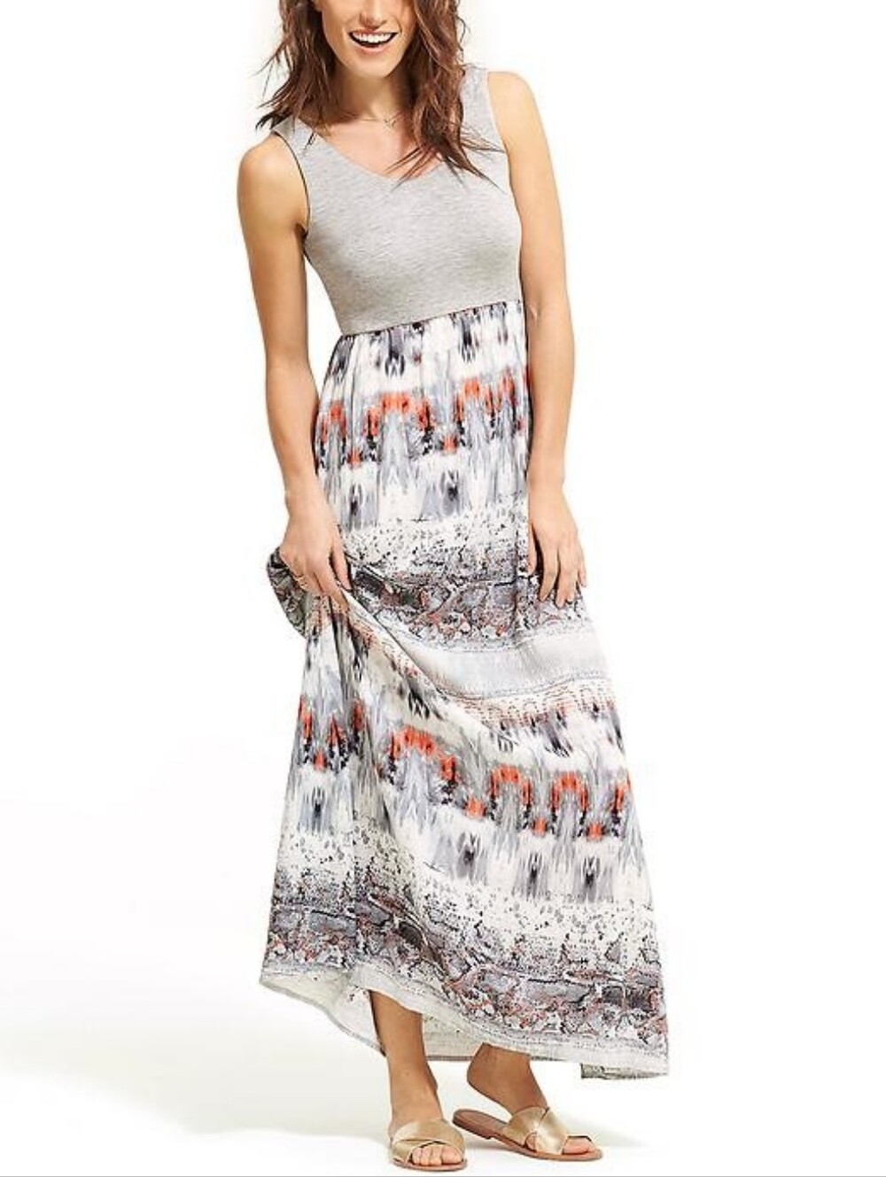 Athleta Mix & Mingle Maxi Dress Size Small